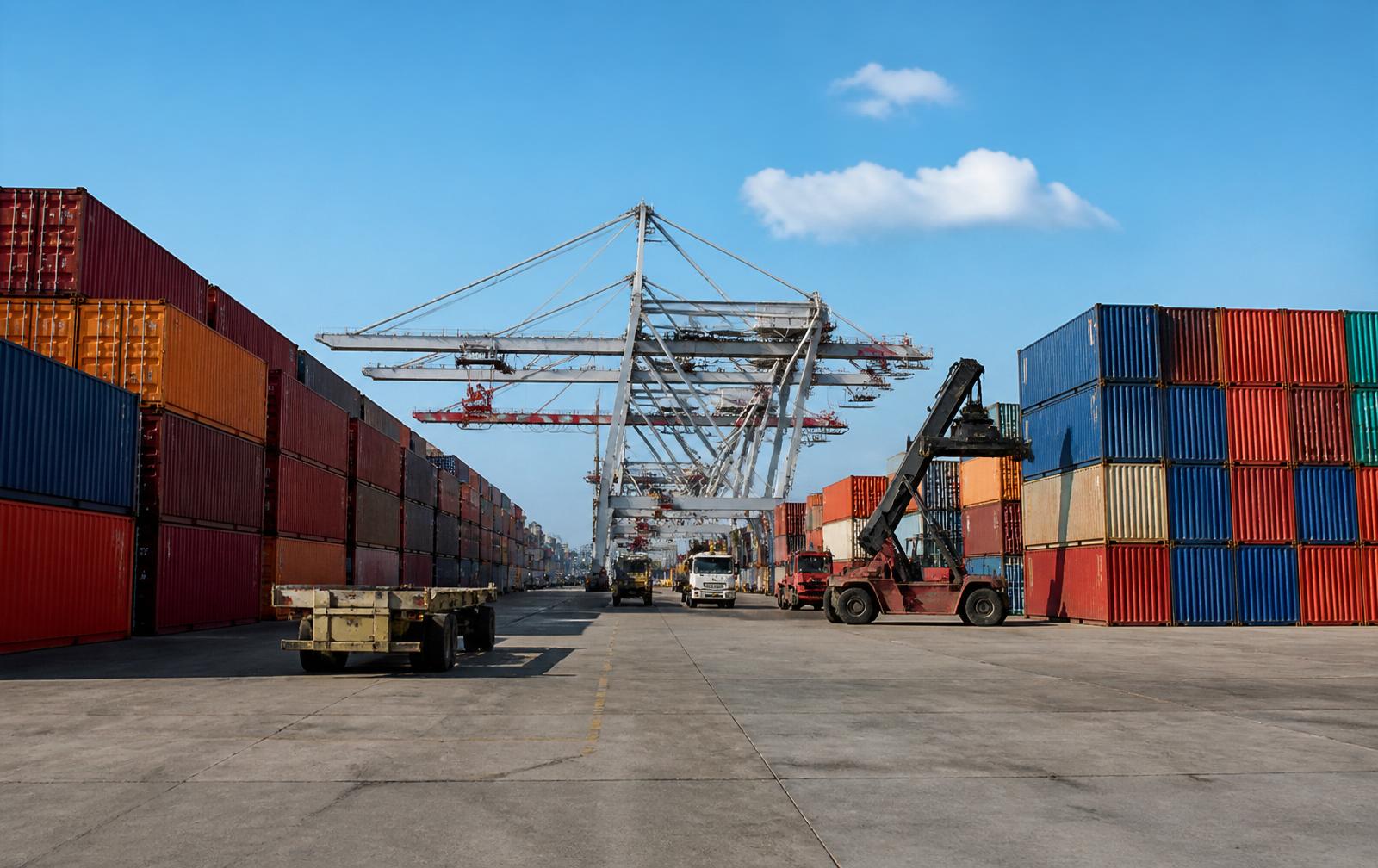 Commercial cargo freight terminal
