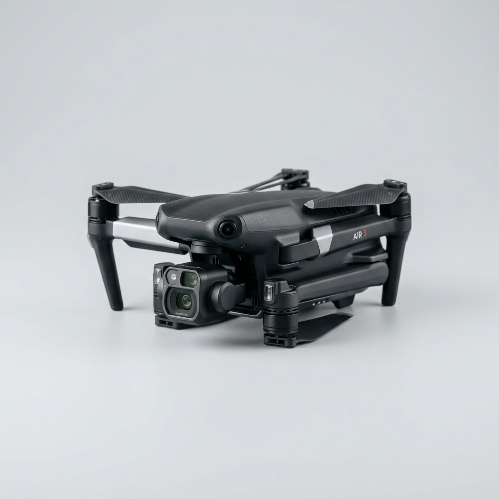 Consumer quadcopter drone with gimbal camera